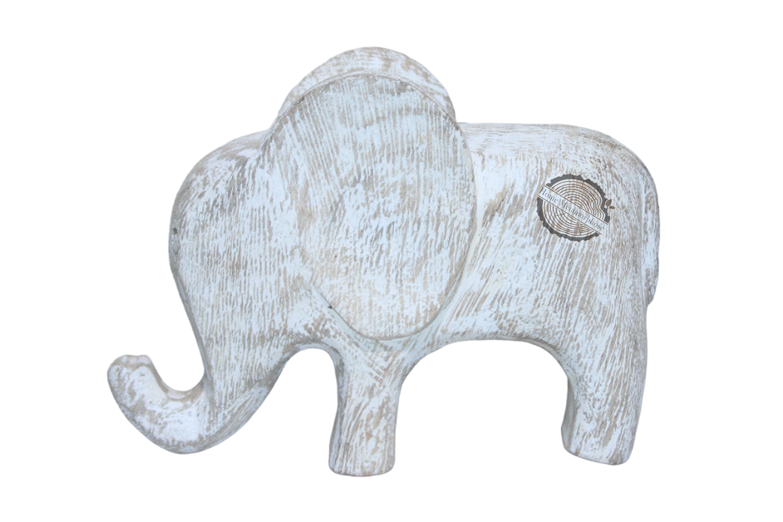Wooden Elephant Table Décor And Paperweight, Decorative Table Accent And Functional Table Decor, Shelf Decor Gift Item