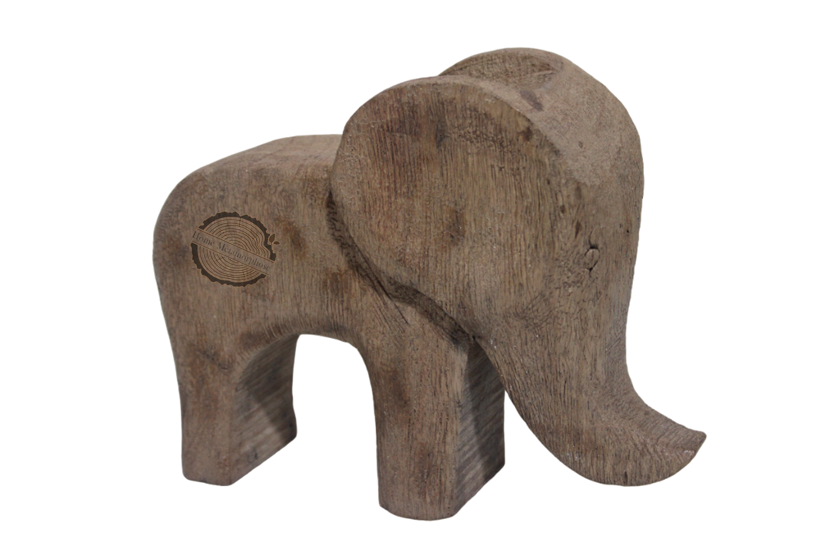 Wooden Elephant Table Décor And Paperweight, Decorative Table Accent And Functional Table Decor, Shelf Decor Gift Item